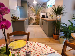 Loft CAPUCINE au calme avec jardins 70m2